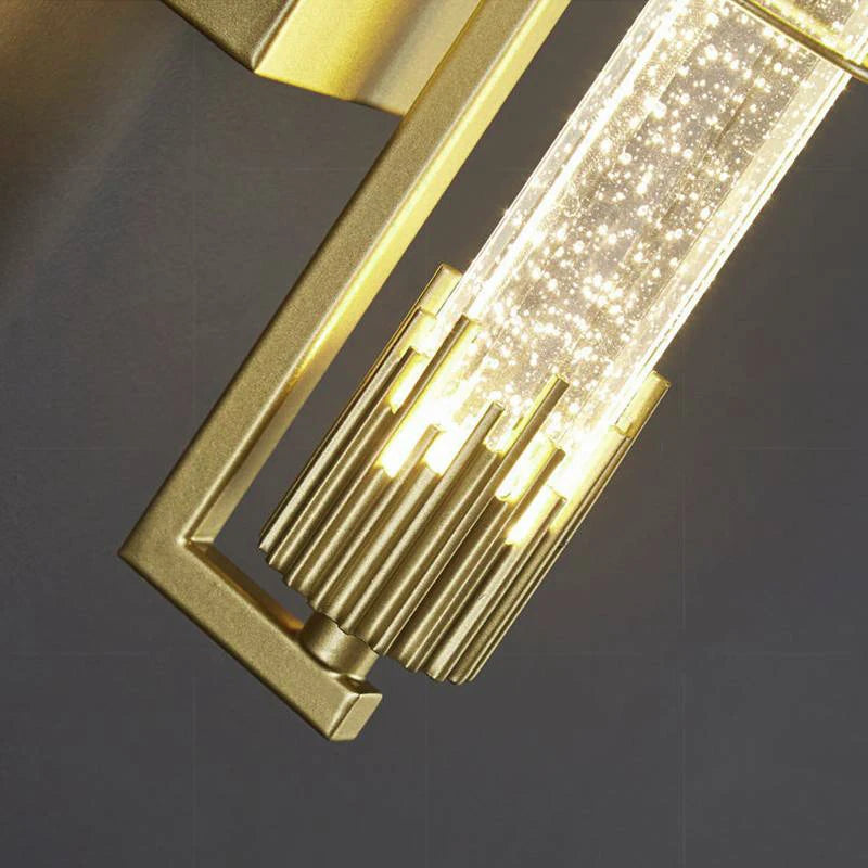 LED Home Decor Wall Lamp Luxury Crystal Bubble Shade Indoor Lighting Wall Lighting for Living Room Bedroom Study Background Lamp