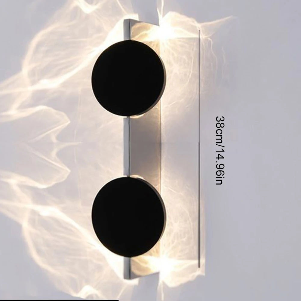 Corrugated LED Wall Lamp Modern Porch Atmosphere Wall Sconces Creative Rotatable Wall Lights Bedroom Corridor Stair Simple Decor