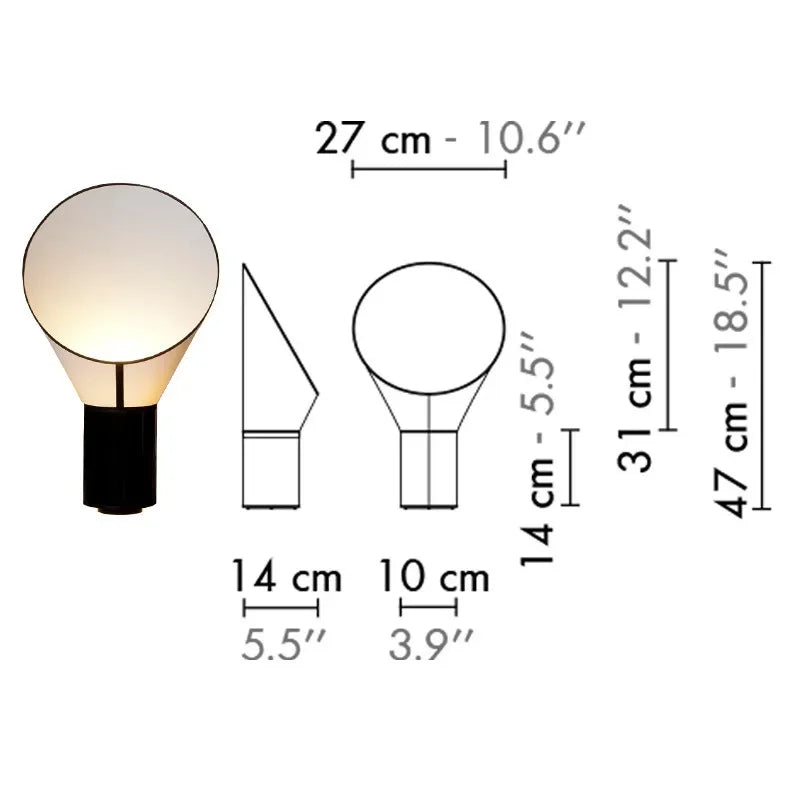 Designer LED Floor Lamp Mordern Living Room Corner Floor Lamp For Parlor Hotel Shop Sofaside Decor Creative Horn Standing Lamp