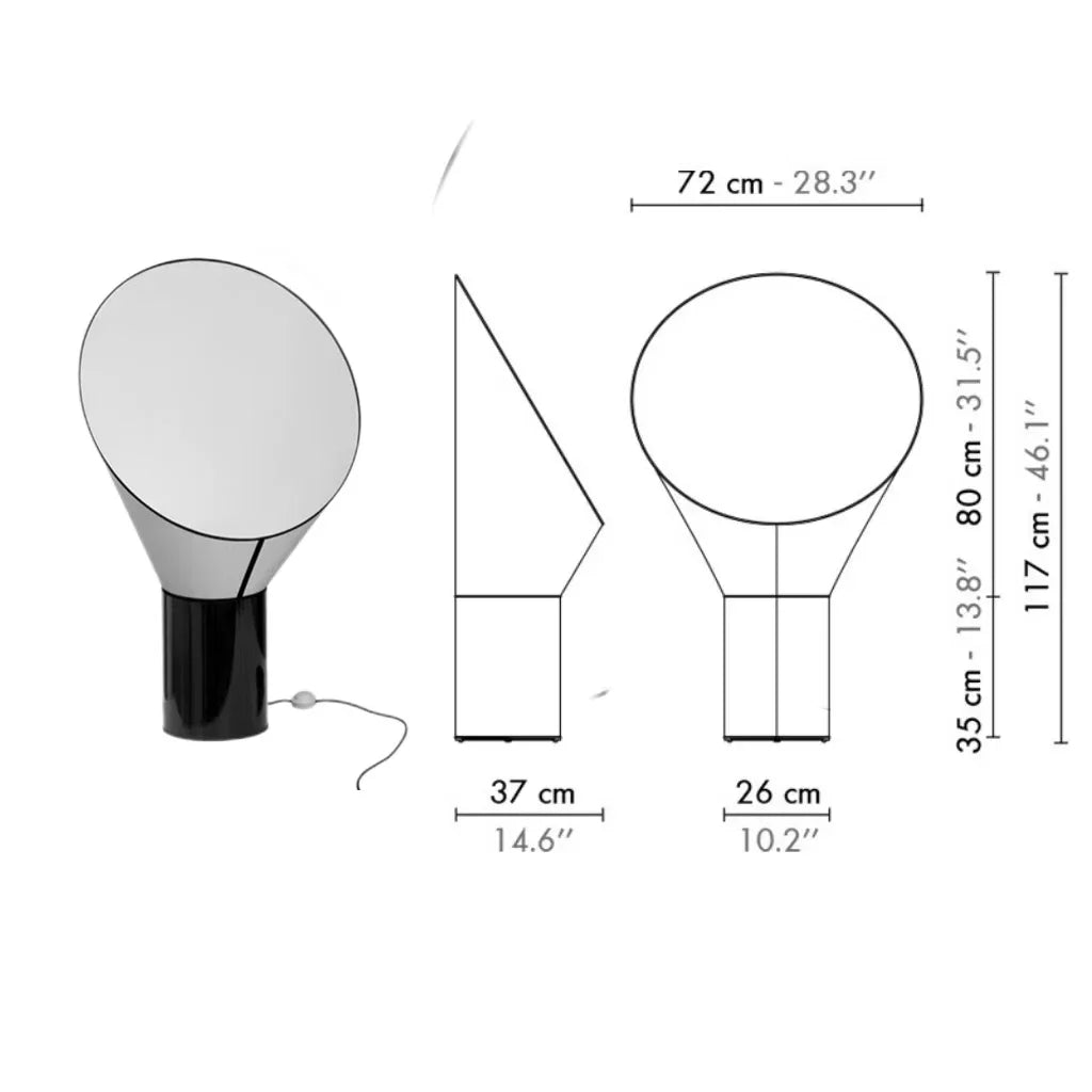 Designer LED Floor Lamp Mordern Living Room Corner Floor Lamp For Parlor Hotel Shop Sofaside Decor Creative Horn Standing Lamp