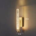LED Home Decor Wall Lamp Luxury Crystal Bubble Shade Indoor Lighting Wall Lighting for Living Room Bedroom Study Background Lamp