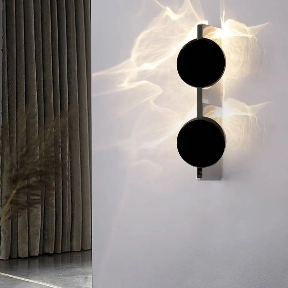 Corrugated LED Wall Lamp Modern Porch Atmosphere Wall Sconces Creative Rotatable Wall Lights Bedroom Corridor Stair Simple Decor